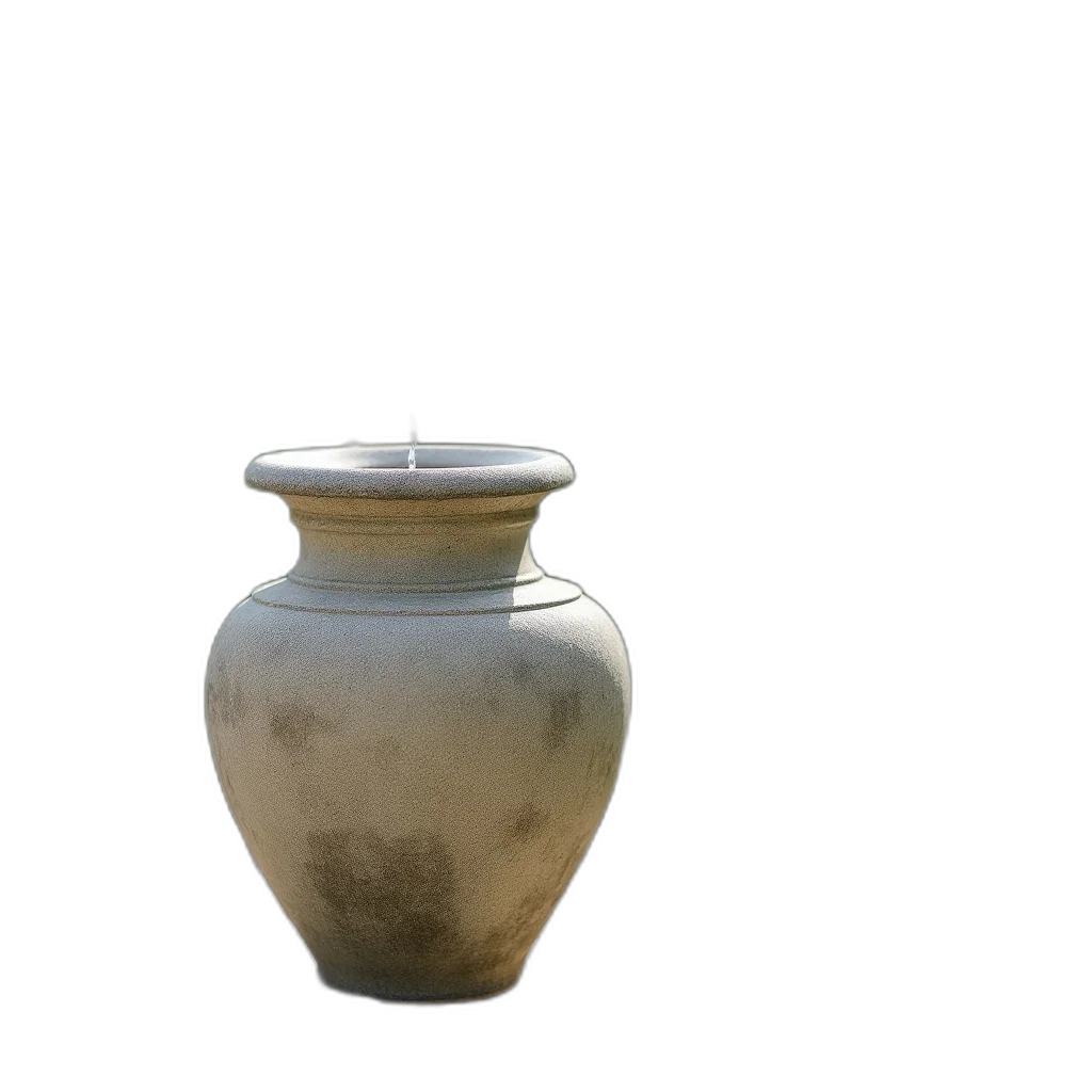 bottle, jewelry, crown, mask, 3d render, photorealistic, weathered, stone transparent PNG cut-out