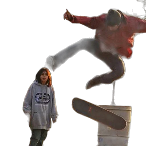 jacket, creature, robot, weapon, 3d render, concept art, photorealistic, vaporwave transparent PNG cut-out