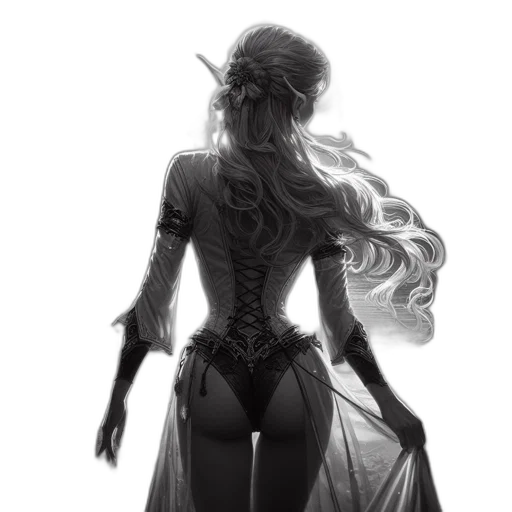 dress, dragon, mask, fantasy art, concept art, comic book art, pencil sketch, fire transparent PNG cut-out