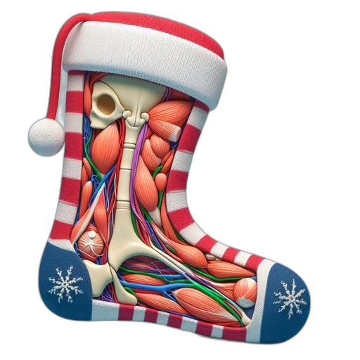 shoes, image, showcases, christmas, stocking, traditionally, associated, holiday transparent PNG cut-out