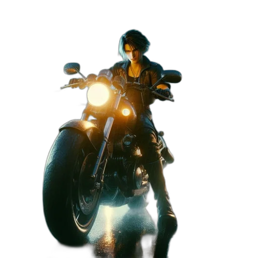 jacket, weapon, animal, concept art, 3d render, cyberpunk, photorealistic, neon lights transparent PNG cut-out