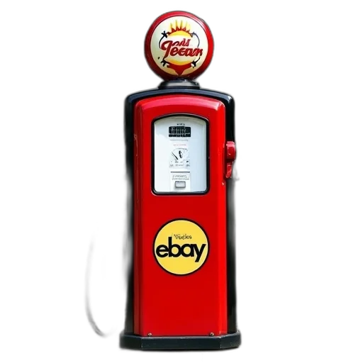 robot, bottle, staff, 3d render, vintage, red, black, gas transparent PNG cut-out
