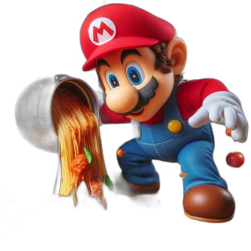 food, hair, weapon, staff, concept art, 3d render, pixel art, photorealistic transparent PNG cut-out