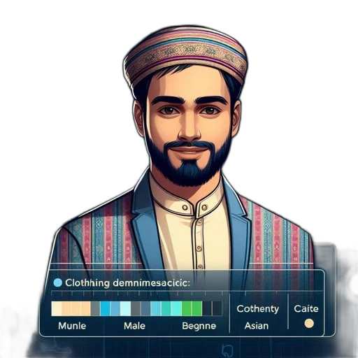 staff, face, pixel art, fantasy art, cartoon, concept art, bearded, man transparent PNG cut-out