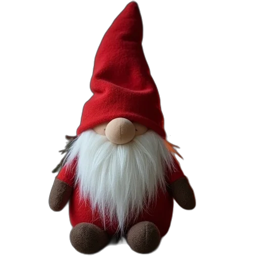 hat, staff, 3d render, stuffed transparent PNG cut-out