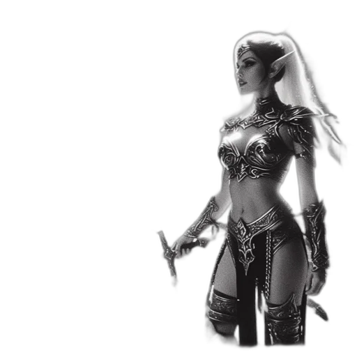 sword, weapon, concept art, fantasy art transparent PNG cut-out