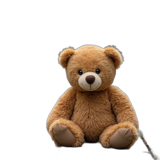 staff, animal, 3d render, teddy, bear, sitting, top, cement transparent PNG cut-out