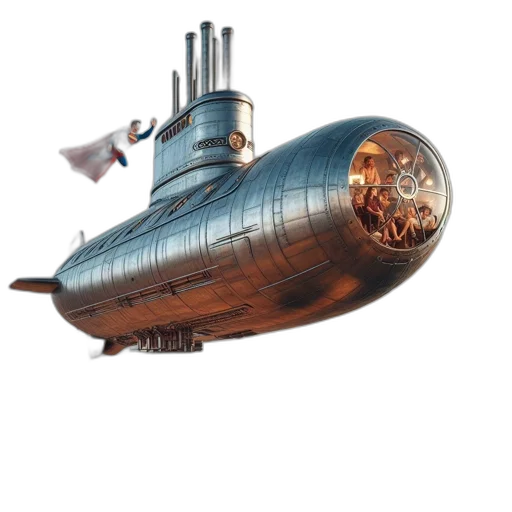 weapon, bottle, robot, concept art, 3d render, photorealistic, outer space, surreal transparent PNG cut-out
