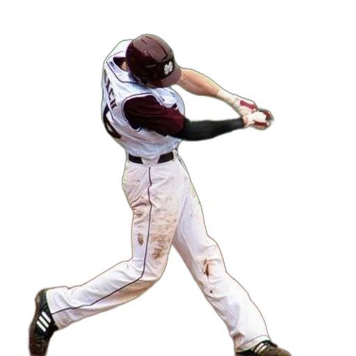 staff, photorealistic, concept art, 3d render, baseball, player, white, uniform transparent PNG cut-out