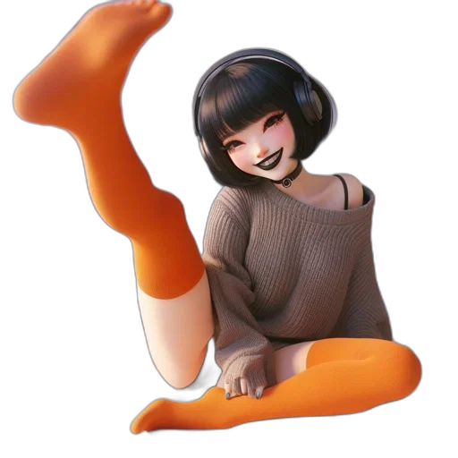 creature, staff, robot, dress, concept art, 3d render, anime, fantasy art transparent PNG cut-out