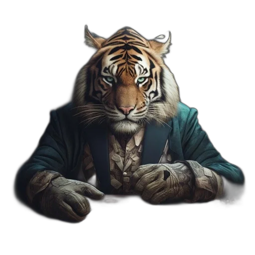animal, creature, mask, staff, fantasy art, photorealistic, concept art, 3d render transparent PNG cut-out