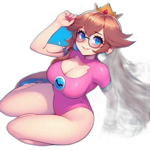 crown, dress, staff, robot, concept art, pixel art, anime, cartoon transparent PNG cut-out