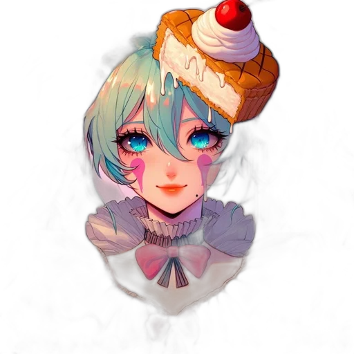 hat, crown, staff, face, watercolor, pixel art, concept art, fantasy art transparent PNG cut-out