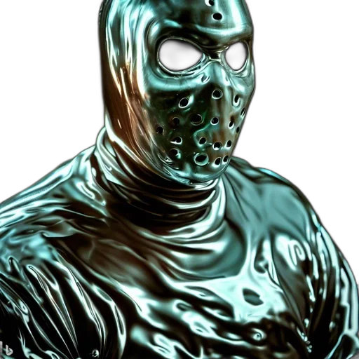 mask, robot, face, creature, comic book art, concept art, 3d render, photorealistic transparent PNG cut-out