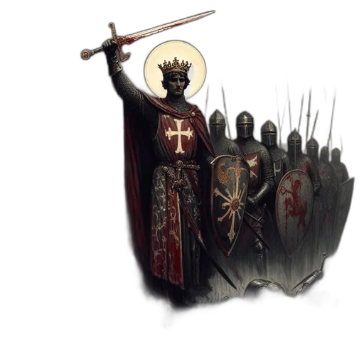 sword, weapon, staff, crown, concept art, fantasy art, pixel art, 3d render transparent PNG cut-out