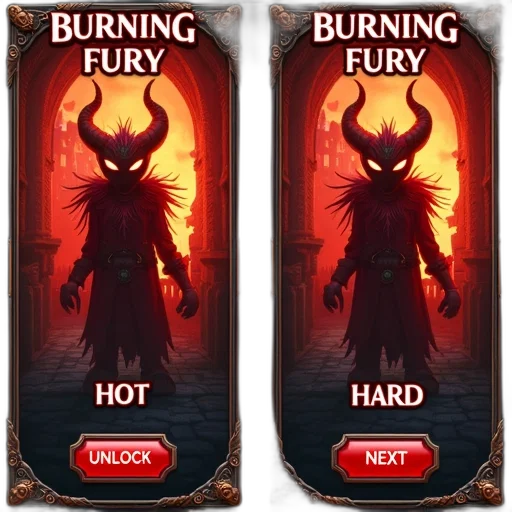 concept art, fantasy art, fire, red, second, image, shows, same transparent PNG cut-out