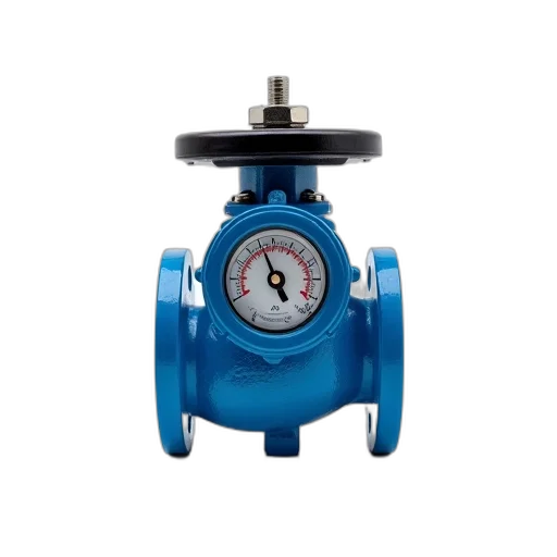 close-up, image, blue, valve, black, cap, top, has transparent PNG cut-out