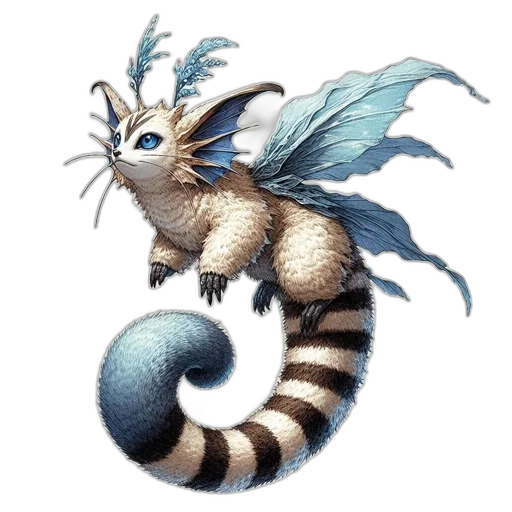 dragon, creature, animal, staff, concept art, fantasy art, pixel art, image transparent PNG cut-out