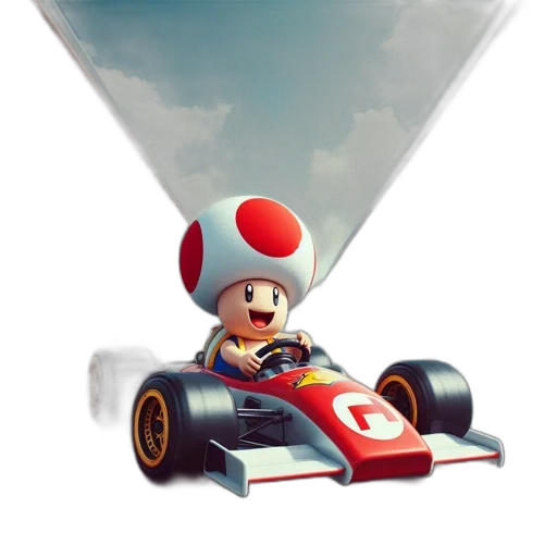 car, hat, concept art, 3d render, pixel art, fantasy art, animated, scene transparent PNG cut-out
