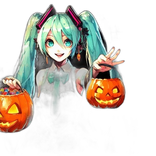 mask, creature, concept art, anime, pixel art, fantasy art, green, colorful transparent PNG cut-out