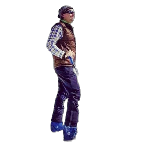 jacket, robot, staff, shoes, 3d render, concept art, photorealistic, pixel art transparent PNG cut-out