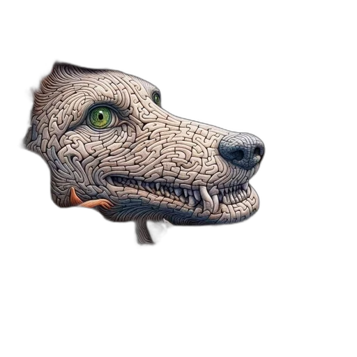 mask, creature, dragon, animal, 3d render, photorealistic, fantasy art, pixel art transparent PNG cut-out