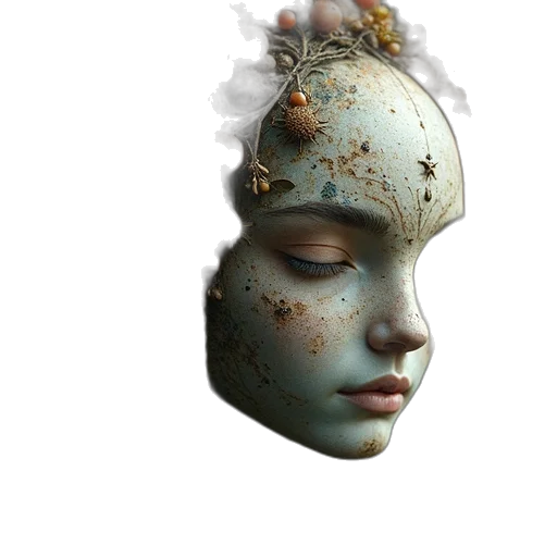 mask, crown, face, jewelry transparent PNG cut-out