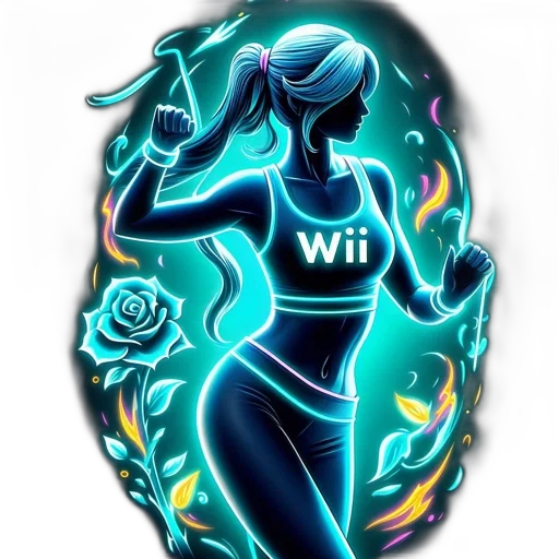 dress, pixel art, concept art, vaporwave, fantasy art, neon lights, blue, stylized transparent PNG cut-out