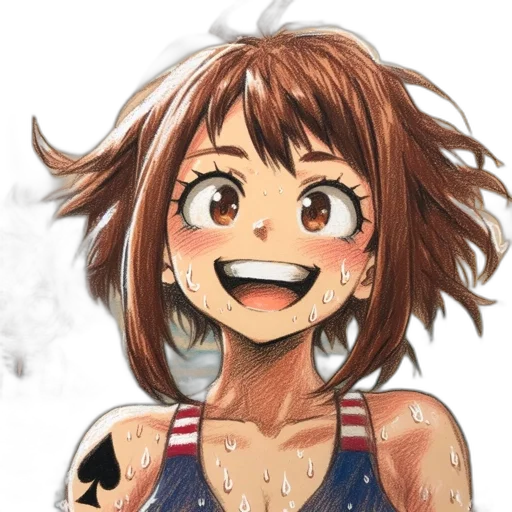 face, creature, mask, hair, anime, cartoon, comic book art, concept art transparent PNG cut-out