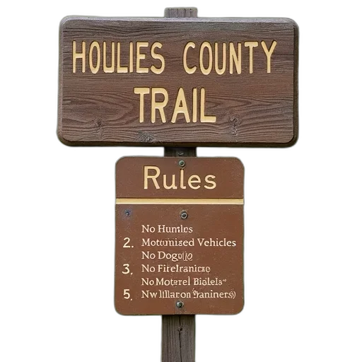 signboard, words, holmes, county, trail, displayed, below, main transparent PNG cut-out