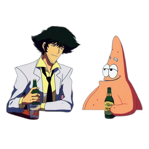 hat, bottle, jacket, crown, concept art, pixel art, cartoon, anime transparent PNG cut-out