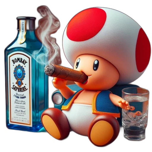bottle, weapon, robot, food, 3d render, concept art, pixel art, vaporwave transparent PNG cut-out