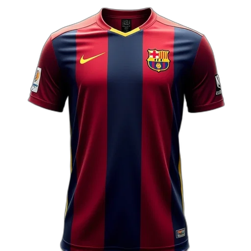 3d render, barcelona, home, jersey transparent PNG cut-out