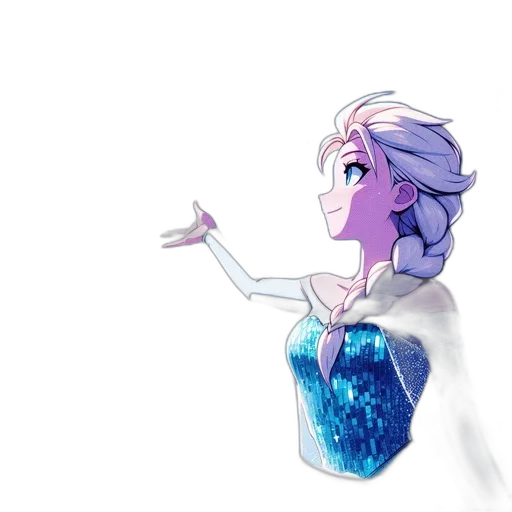 dress, crown, robot, dragon, concept art, fantasy art, vaporwave, pixel art transparent PNG cut-out
