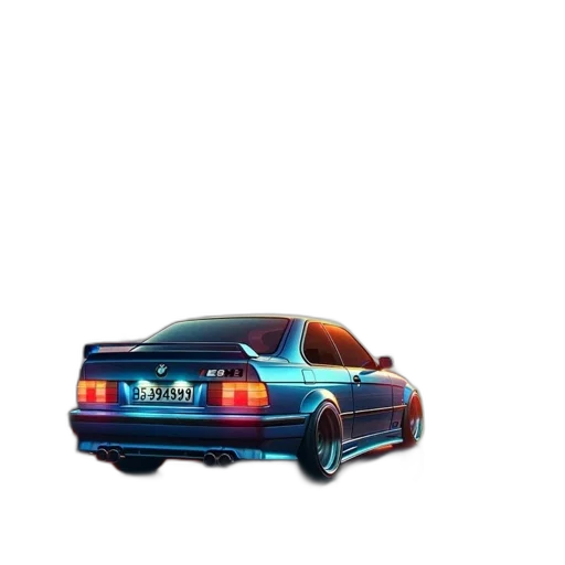 car, animal, vaporwave, 3d render, concept art, pixel art, blue, futuristic transparent PNG cut-out