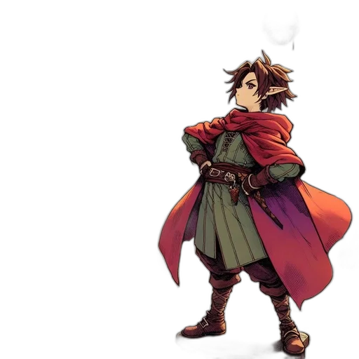 staff, sword, concept art, fantasy art, pixel art, watercolor, red, earth tones transparent PNG cut-out