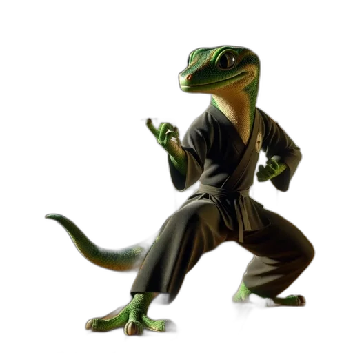 dragon, animal, creature, concept art, fantasy art, photorealistic, 3d render, green transparent PNG cut-out