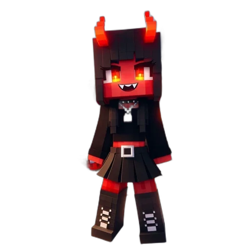 staff, pixel art, 3d render, concept art, fantasy art, dark, red, minecraft transparent PNG cut-out