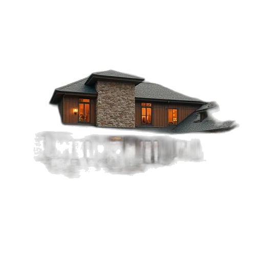 building, 3d render, concept art, photorealistic transparent PNG cut-out