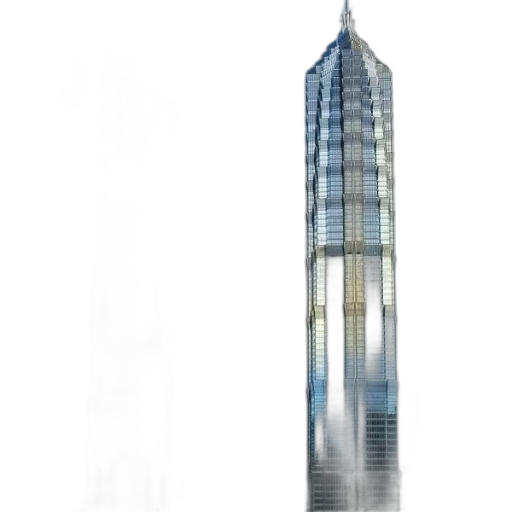building, weapon, 3d render, concept art, photorealistic, cyberpunk, fog, two transparent PNG cut-out