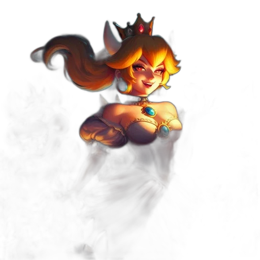 crown, staff, dragon, concept art, fantasy art, pixel art, 3d render, fire transparent PNG cut-out