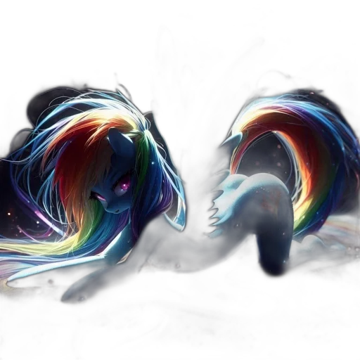 hair, mask, dragon, creature, concept art, fantasy art, watercolor, photorealistic transparent PNG cut-out