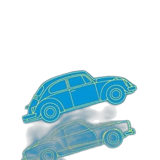 car, robot, hat, umbrella, concept art, 3d render, photorealistic, vaporwave transparent PNG cut-out