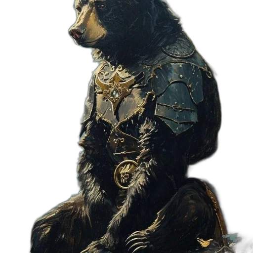 animal, staff, creature, crown, concept art, fantasy art, photorealistic, 3d render transparent PNG cut-out