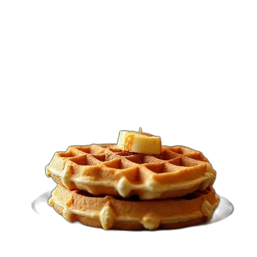 food, crown, animal, robot, 3d render, photorealistic, pixel art, waffler transparent PNG cut-out