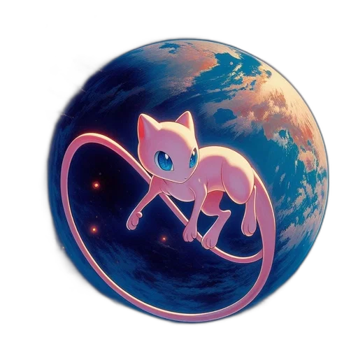 dragon, staff, creature, animal, vaporwave, fantasy art, concept art, 3d render transparent PNG cut-out