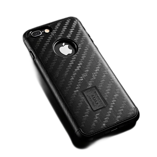 3d render, iphone, plus, carbon, case, card, slot, holder transparent PNG cut-out