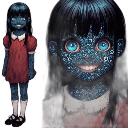 mask, creature, face, robot, concept art, 3d render, anime, fantasy art transparent PNG cut-out