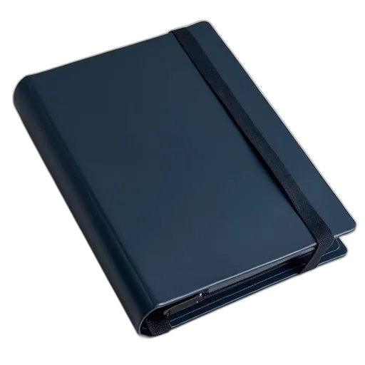 ring, binder, navy, 12mm transparent PNG cut-out