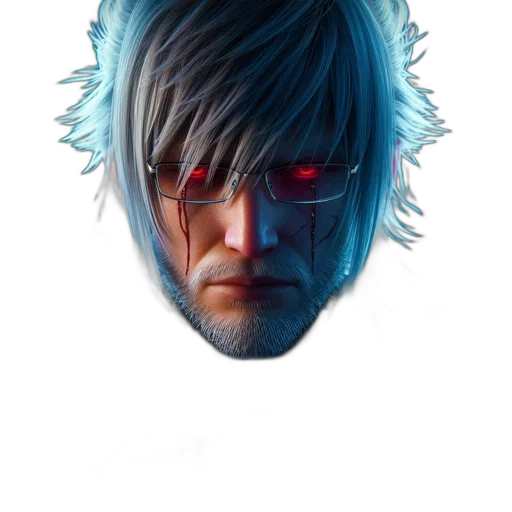 face, mask, creature, robot, cyberpunk, concept art, photorealistic, fantasy art transparent PNG cut-out